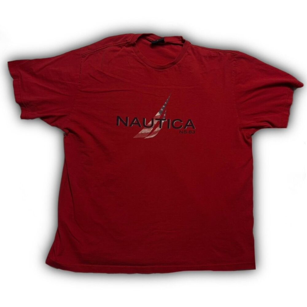 Red Nautica Canadian Shirt